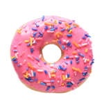 Pink doughnut